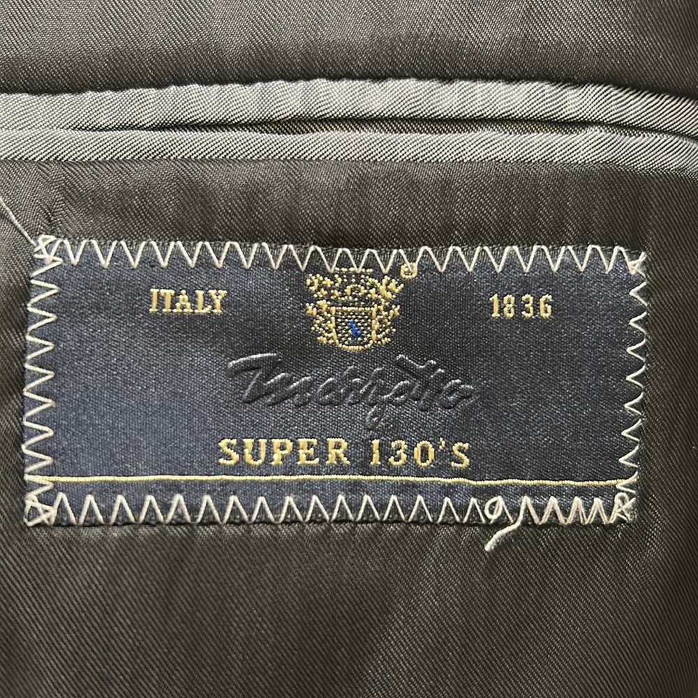 Italian Pinstripe Suit Jacket